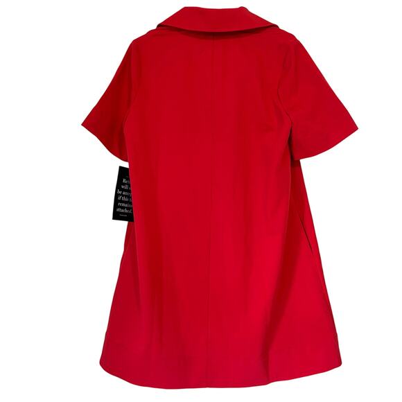 TUCKERNUCK NWT Scout Large Buttons Mini Dress in Red Size S - Picture 3 of 12
